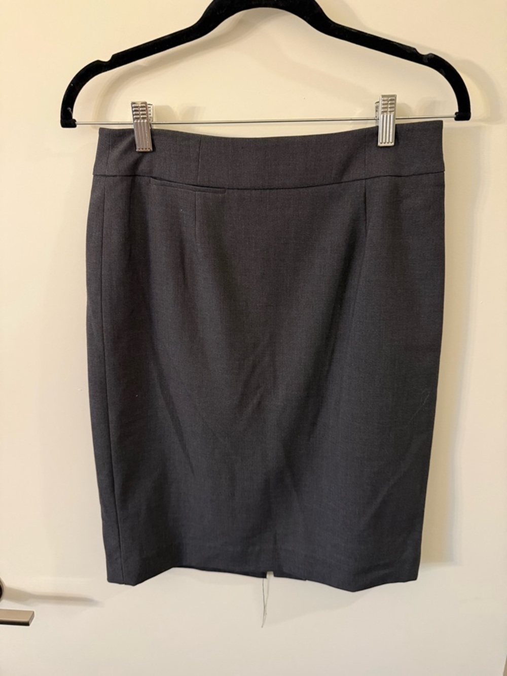 Calvin Klein Charcoal Gray Pencil Skirt
